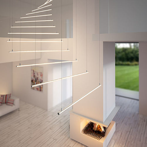 Подвесной осветительный профиль - JAZ - Klus Design - LED / для профессионального использования