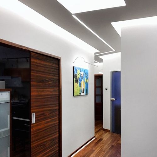 Встраиваемый осветительный профиль - NISA-NI - Klus Design - подвесной / потолочный / LED