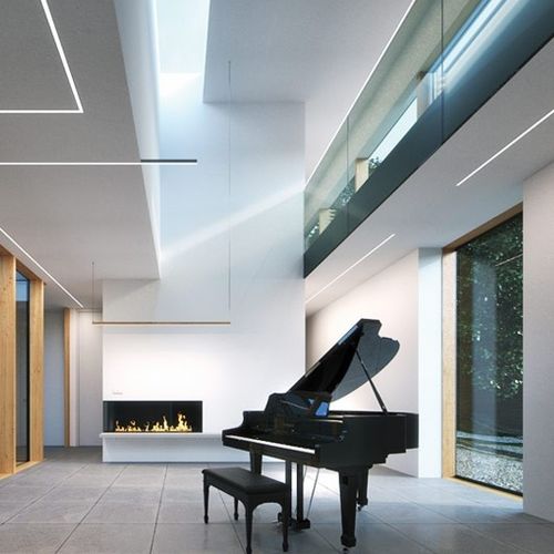 Встраиваемый осветительный профиль - KOZUS - Klus Design - подвесной / LED / герметичный