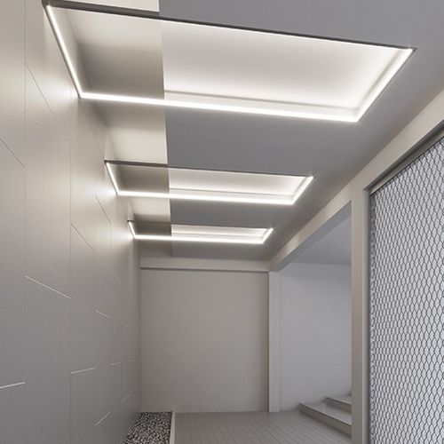 Встраиваемый осветительный профиль - LOKOM  - Klus Design - потолочный / LED / герметичный
