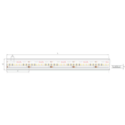 Светодиодная лента - KWP-14KHEHD-1440-24V - Klus Design