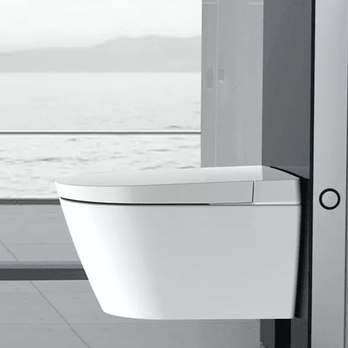 Умный унитаз - MP-MP-V7201-01 - MOPO SANITARY WARE - подвесной / из керамики / с удлиненной чашей