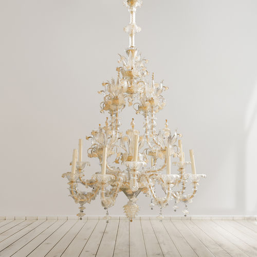 Люстра венецианский стиль - CHARLOTTE - BOTTEGA VENEZIANA - из кристалла / из дутого стекла / из муранского стекла