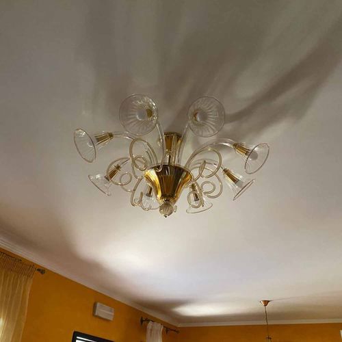 Классический потолочный светильник - STELLA POLARE PL - BOTTEGA VENEZIANA - круговой / из дутого стекла / из муранского стекла