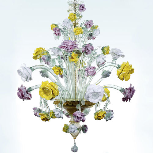 Классическая люстра - BOUQUET - BOTTEGA VENEZIANA - из дутого стекла / из муранского стекла / 12 лампочек