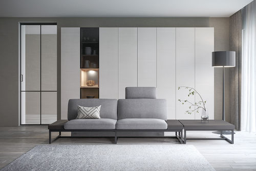 Современный диван - SESTINA LUX Living (17) KD - CondeHouse - из ткани / из кожи / без подлокотников