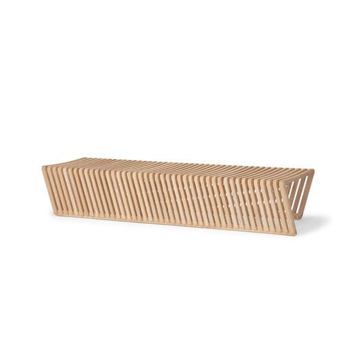 Современная скамейка - NAKKA Bench - CondeHouse - из ясеня / без спинки / без подлокотников