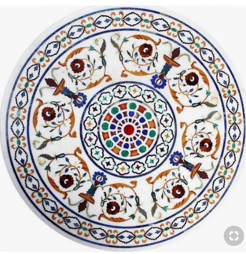 Столешница из мрамора - WHITE INLAY  - INDIA STONE EXPORT