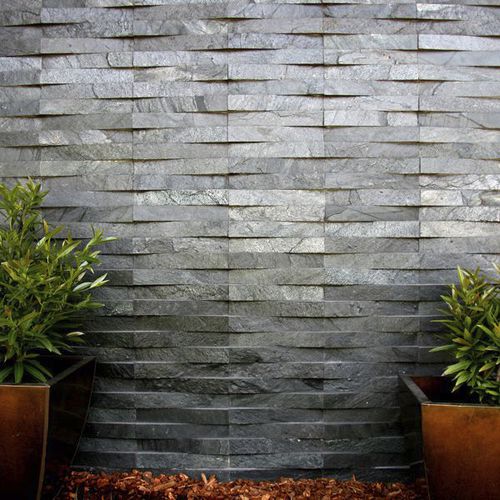 Облицовка из шифера - SILVER SHINE LEDGE - INDIA STONE EXPORT - для интерьера / для наружного применения / текстурированная