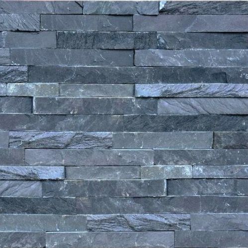 Облицовка из шифера - ZAKRANA BLACK - INDIA STONE EXPORT - для интерьера / для наружного применения / текстурированная