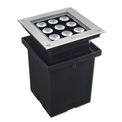 Светильник встраиваемый в пол - HYDROQUADOR - Tupex Electric - LED / квадратный / IP67