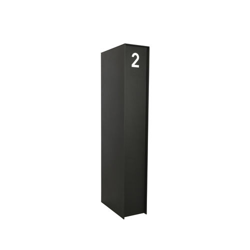 Почтовый ящик с ящиком для посылок - FENIX TOP MEDIUM - eSafe - на ножке / индивидуальный