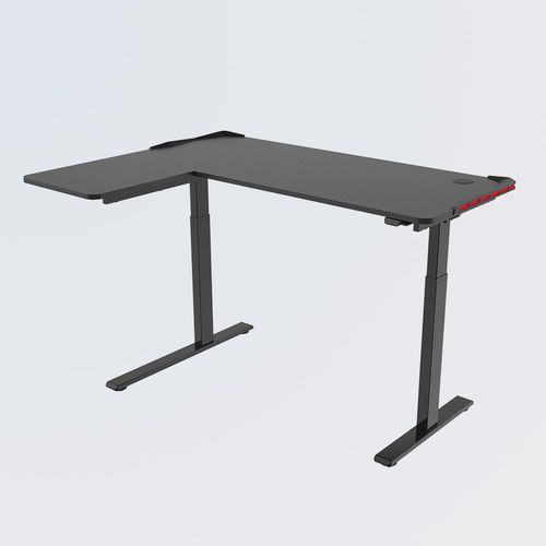 Напольный рабочий стол - GET116L-L - Loctek Ergonomic Technology Corp. - современный / из металла / L-образный