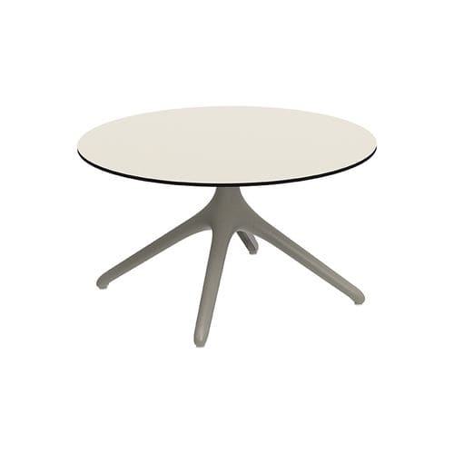Современный журнальный столик - Uni Fixed XL 50 - MOWEE - из ламината высокого давления / из Dekton® / с основанием из лакированного алюминия