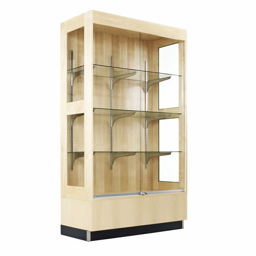 Современный шкаф-витрина - 380-4822M - DIVERSIFIED WOODCRAFTS - отдельностоящий / из дуба / из клена