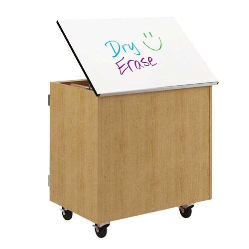 Шкатулка из дуба - WRITE-N-ROLL STORAGE - DIVERSIFIED WOODCRAFTS - с крышкой