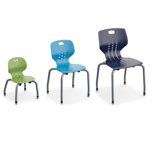 Современный cтул - EMOJI - PARAGON FURNITURE INC - для интерьера / из пластика / с основанием из стали