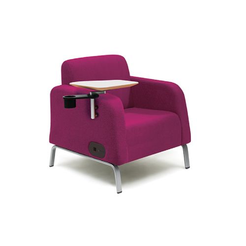 Современное кресло - MOTIV - PARAGON FURNITURE INC - из кожи / из ткани / с пюпитром