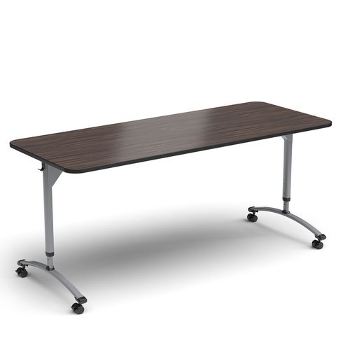 Современный рабочий стол - FLIP-TOP - PARAGON FURNITURE INC - из ламината высокого давления / с основанием из стали / прямоугольный