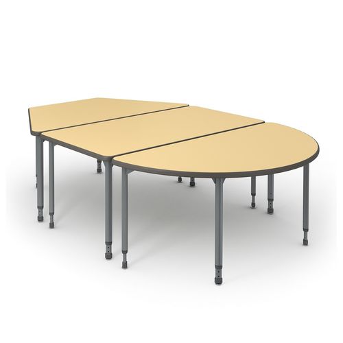 Современный рабочий стол - ACTIVITY - PARAGON FURNITURE INC - из ламината высокого давления / с основанием из стали / прямоугольный