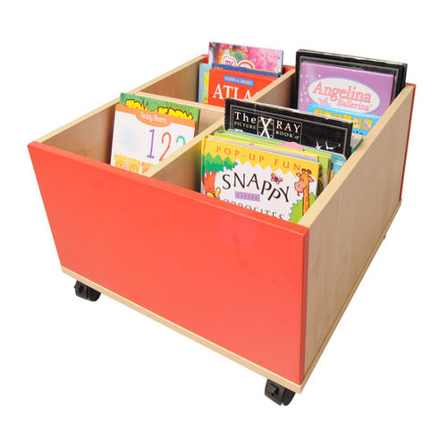Шкаф для хранения на колесиках - KINDERBOX - ambic educational - для офиса / для школ / для библиотек