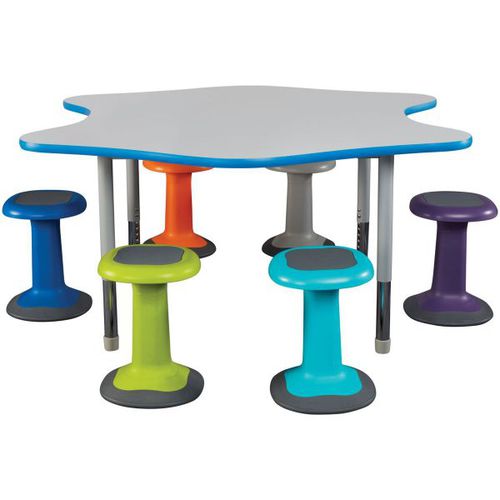 Современный табурет - SQUIRCLE®- ACTIVE  - Academia furnitures industries - из губки / из полипропилена / с основанием из каучука