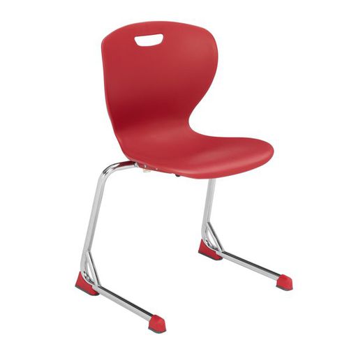 Современный cтул - ZED - Academia furnitures industries - для интерьера / из полипропилена / с основанием из стали
