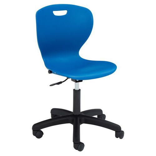 Современный cтул - ZED COMPUTER - Academia furnitures industries - для интерьера / из полипропилена / с основанием из стали