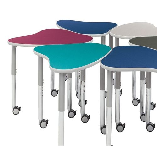 Современная парта - SYNERGY DESK - Academia furnitures industries - из стали / из ламината высокого давления / из полипропилена