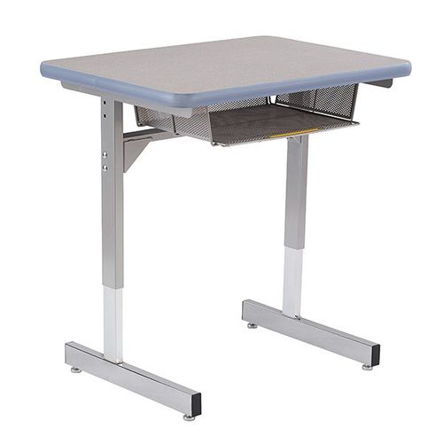 Современный стол - T-LEG DESK SERIES - Academia furnitures industries - из ламината высокого давления / из пластика / с основанием из металла
