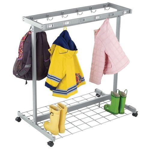 Вешалка для верхней одежды на ножке - THE MOBILE KNAPSACK - Academia furnitures industries - современная / из металла / для детского сада