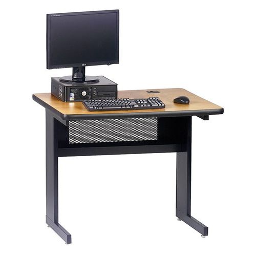 Современный стол - C-LEG SERIES - Academia furnitures industries - из стали / из перфорированного листа / из ламината высокого давления