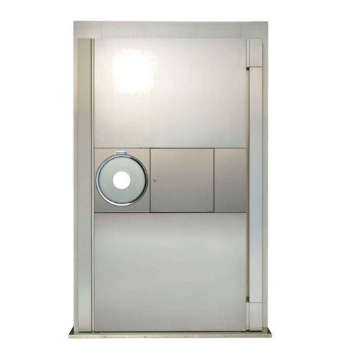 Дверь с усиленным замком - HE2110W - Kumahira - для интерьера / из металла / створчатая