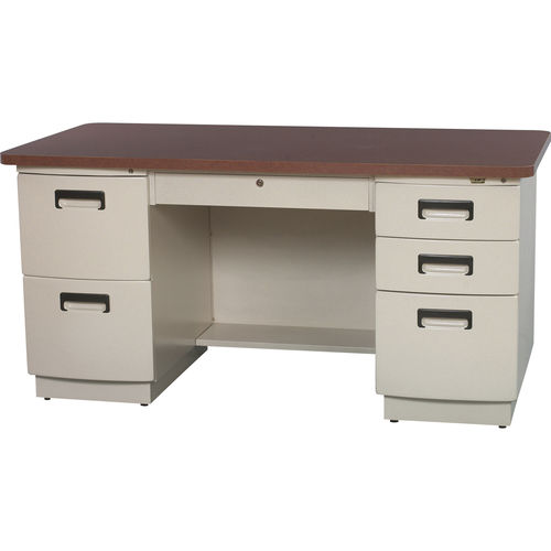 Стилизованный рабочий стол - TEACHER'S DESK  - Columbia - из стали / со встроенным ящиком / для школ