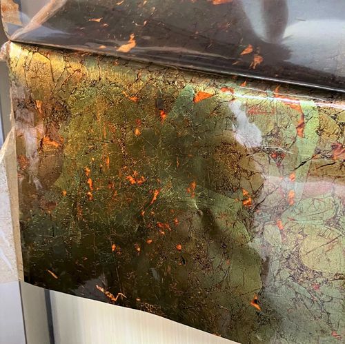 Декоративная пленка для приклеивания на стекло - Greenish Sakura - Duco - для внутренней компоновки / для перегородки / для витрины