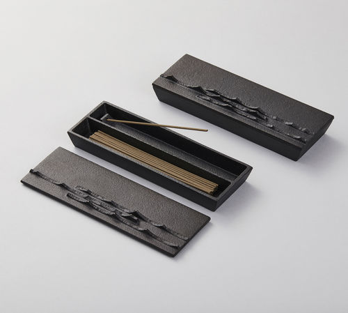Шкатулка из чугуна - HS-32L - Chushin Kobo Co., Ltd. - с крышкой
