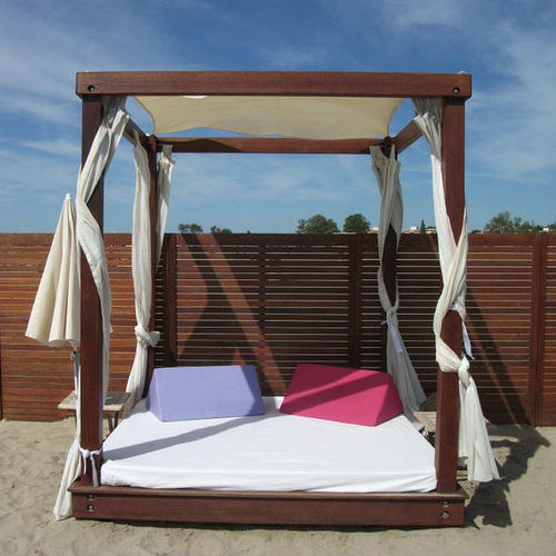 Тент из тикового дерева - VIP MILLESIM - Beach Concept - листовая крыша / деревянная конструкция / для профессионального использования
