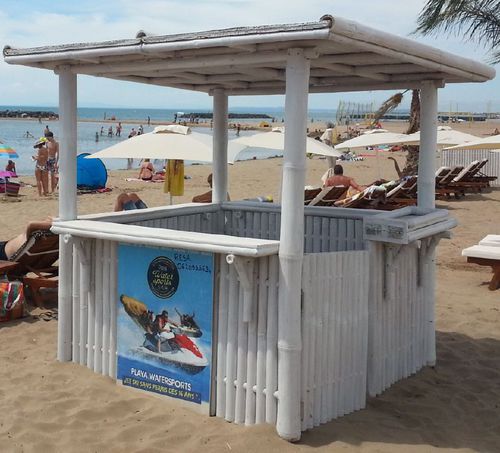 Коммерческий киоск - TOIT PLAT - Beach Concept - для наружного применения / из дерева / модульный