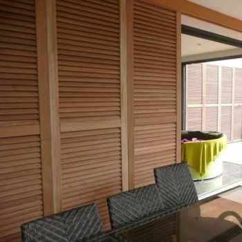 Створчатая ставня - Beach Concept - раздвижная / с пластинами / неподвижная
