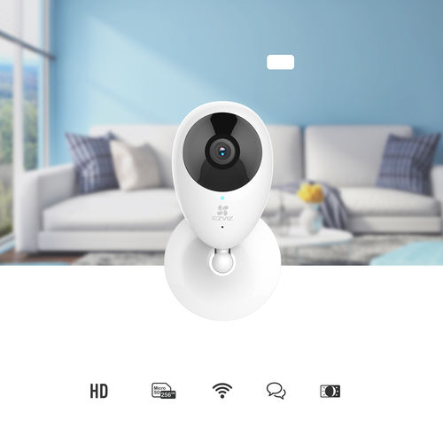 Камера для наблюдения IP - C2C 720P - EZVIZ - купол / встраиваемая / аудио