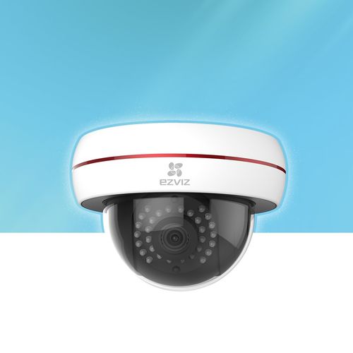 Камера для наблюдения IP - C4S - EZVIZ - купол / видимая / для наружного применения