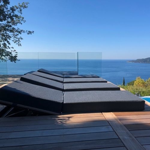 Персонализированный садовый матрас - Matelas outdoor sur mesure - MOUSSES ETOILES - односпальный / двуспальный / полороновый