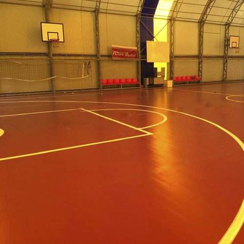 Спортивное покрытие для интерьера - POLYFLEX PU-IN - KDF - Sports Flooring Production - из полиуретана / для спортивных залов / для спортивной площадки