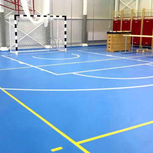 Спортивное покрытие для интерьера - WET-POUR POLYFLEX PU-IN - KDF - Sports Flooring Production - из полиуретана / для спортивных залов / для спортивной площадки