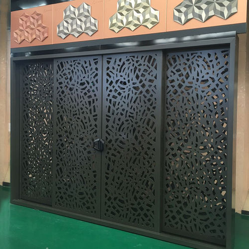 Служебная дверь - Altop Facade Co, ltd. - из алюминия / раздвижная / современная
