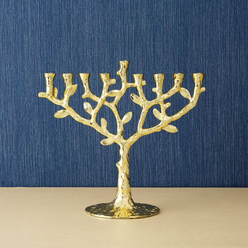 Подсвечник из позолоченной латуни - TREE OF LIFE - Michael Aram