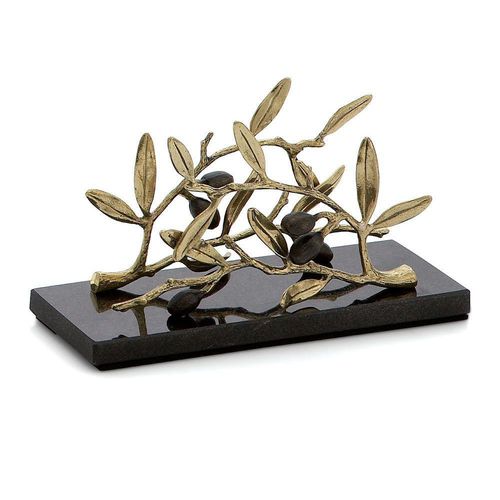 Держатель для столового полотенца из латуни - OLIVE BRANCH  - Michael Aram - из гранита / для бытового использования