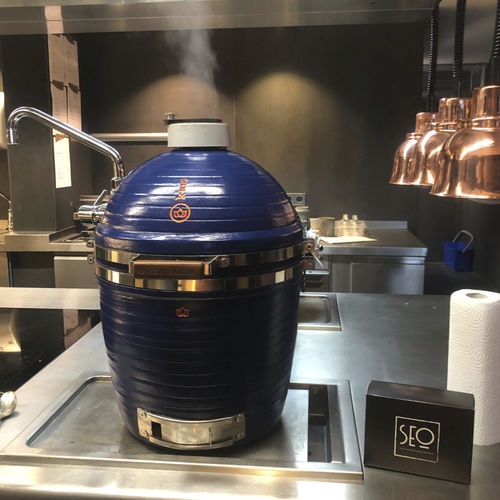 Барбекю на угле - KB10 NANO - kamado B10 Germany - для профессионального использования / на роликах / отдельностоящее