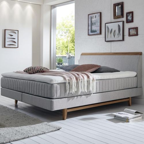 Двуспальная кровать - SEMPER FIDELIS - Kamjo Bedding OÜ - современная / обитая / с изголовьем