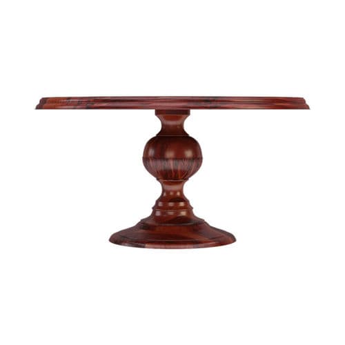 Классический обеденный стол - NEVADA - Furniture BoutiQ - из розового дерева / с основанием из древесины / круглый